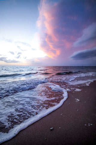 Seaford Beach Pink Sunset