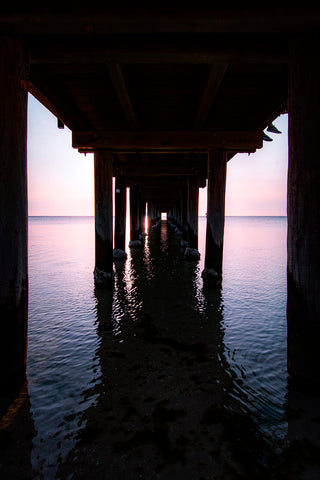 Seaford Pier Purple Sunset